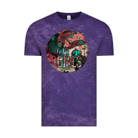 Cloud Purple let's go girls Vintage Tee - Jasminsmagicworld