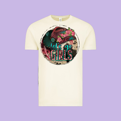 Let's Go Girls Vintage Tee Designed By Jasminsmagicworld