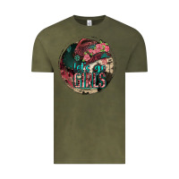 Vintage Olive let's go girls Vintage Tee - Jasminsmagicworld