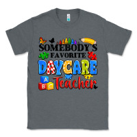 Charcoal Heather somebody's favorite daycare teacher Classic Tee - Artiststas