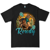 Black western rowdy Premium Tee - NancyCooperArtShop