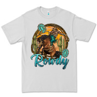 Dove Grey western rowdy Premium Tee - NancyCooperArtShop