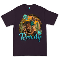 Plum western rowdy Premium Tee - NancyCooperArtShop