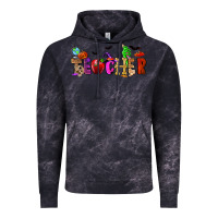Cloud Black Halloween Teacher Vintage Hoodie - RanaPortraitStore