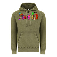 Vintage Olive Halloween Teacher Vintage Hoodie - RanaPortraitStore