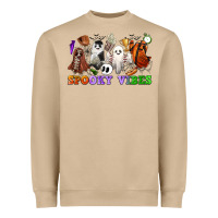 Mushroom spooky vibes sports ghosts Heavyweight Sweatshirt - CowGirlArtShop