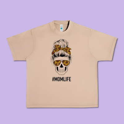 Sunflower Mom Skull Urban Heavy Tee Designed By Bettercallsaul