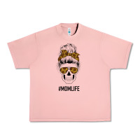 Salmon Sunflower Mom Skull Urban Heavy Tee - Bettercallsaul