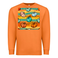 Carrot Pumpkin And Glitter Seamless Pattern Premium Sweatshirt - BundleAndBundleShop