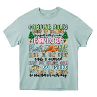 Arona camping rules Heavy Core Tee - MaliasSmallBusiness