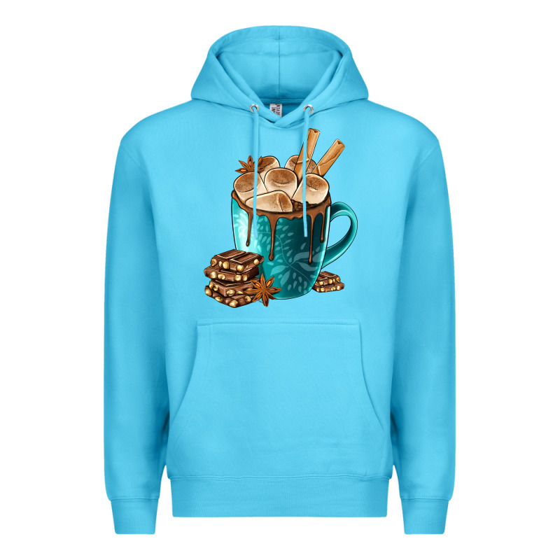 Chocolate And Coffee Premium Hoodie by FaDigitalArtStudio | Teevron