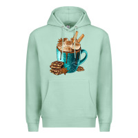 Seafoam Chocolate And Coffee Premium Hoodie - FaDigitalArtStudio