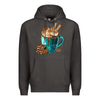 Smoke Chocolate And Coffee Premium Hoodie - FaDigitalArtStudio