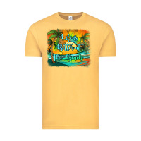 Vintage Mustard life is better at the beach Vintage Tee - Jasminsmagicworld