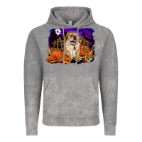 Cloud Rock Halloween english bulldog Vintage Hoodie - RanaPortraitStore