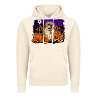 Vintage Artic Halloween english bulldog Vintage Hoodie - RanaPortraitStore