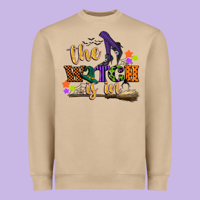 The Witch Is In Heavyweight Sweatshirt Designed By Cowgirlartshop