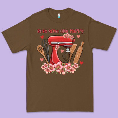 Bake Same One Happy Premium Tee Designed By Maliassmallbusiness