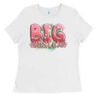 White big sister Ladies Tee - MaliasSmallBusiness