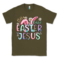 Army Green silly rabbit easter jesus Classic Tee - Artiststas