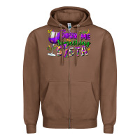 Chestnut Pour me something sista Zipper Hoodie - FaDigitalArtStudio