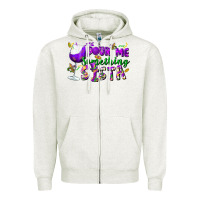 Oatmeal Heather Pour me something sista Zipper Hoodie - FaDigitalArtStudio