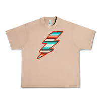 Burro Teal and Orange Serape Lightning Urban Heavy Tee - Bettercallsaul