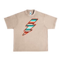 French Oak Teal and Orange Serape Lightning Urban Heavy Tee - Bettercallsaul