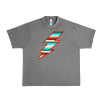 Tornado Teal and Orange Serape Lightning Urban Heavy Tee - Bettercallsaul