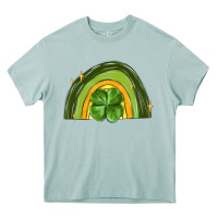Arona st patrick s day shamrock rainbow Heavy Core Tee - MaliasSmallBusiness
