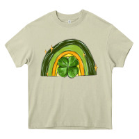 Mossy st patrick s day shamrock rainbow Heavy Core Tee - MaliasSmallBusiness