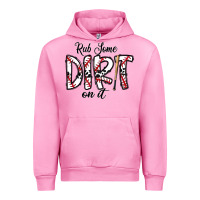 Fuchsia Pink rub somedirt on it baseball Urban Hoodie - CowhideDigitalArt