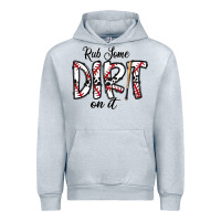 Heather Grey rub somedirt on it baseball Urban Hoodie - CowhideDigitalArt