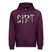 Mauve Wine rub somedirt on it baseball Urban Hoodie - CowhideDigitalArt