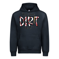 Navy rub somedirt on it baseball Urban Hoodie - CowhideDigitalArt