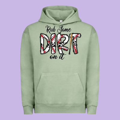 Rub Somedirt On It Baseball Urban Hoodie Designed By Cowhidedigitalart