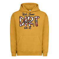 Pigment Peanut Butter rub somedirt on it baseball Urban Hoodie - CowhideDigitalArt