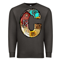 Smoke farm life alphabet lowercase letters c Premium Sweatshirt - BundleAndBundleShop