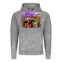 Cloud Rock Halloween tractor Vintage Hoodie - RanaPortraitStore