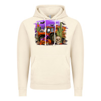 Vintage Artic Halloween tractor Vintage Hoodie - RanaPortraitStore