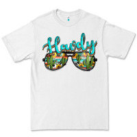 White western howdy police sunglasses Premium Tee - NancyCooperArtShop