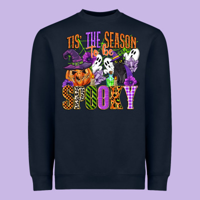 Tis The Season To Be Spooky Heavyweight Sweatshirt Designed By Cowgirlartshop