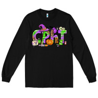 Black Halloween CPHT Pharmacy Technician Long Sleeve Tee - texasbilliewilder