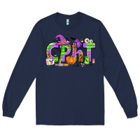 Navy Halloween CPHT Pharmacy Technician Long Sleeve Tee - texasbilliewilder