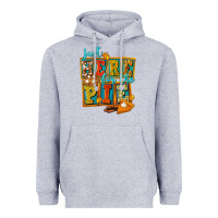Heather Grey Just Here For The Pie Heavyweight Hoodie - FaDigitalArtStudio