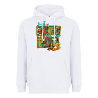White Just Here For The Pie Heavyweight Hoodie - FaDigitalArtStudio