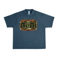 Midnight Navy Camouflage Patterned Mimi Tried Urban Heavy Tee - Bettercallsaul