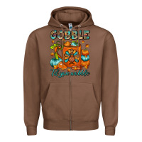 Chestnut Gobble Til You Wobble Coffee Mug Zipper Hoodie - FaDigitalArtStudio