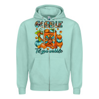 Seafoam Gobble Til You Wobble Coffee Mug Zipper Hoodie - FaDigitalArtStudio