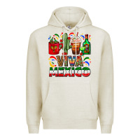 Oatmeal Heather Viva Mexico Coffee Cups With Cactus And Tequila Premium Hoodie - FaDigitalArtStudio